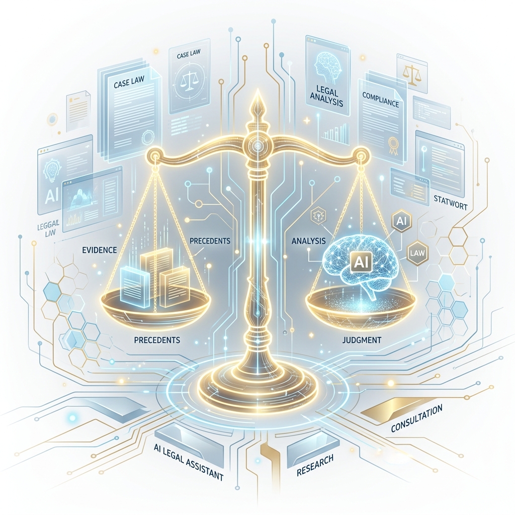 Ilustração Inteligência Artificial e Justiça